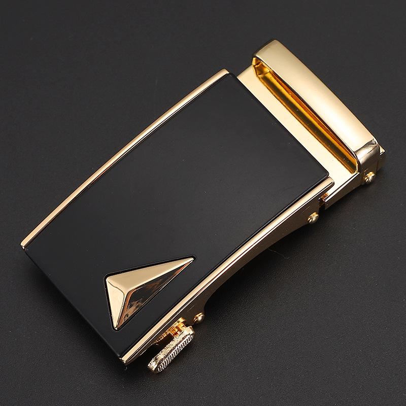 Accessoire de boucle de ceinture automatique en alliage 3,5 cm pour homme