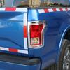 Car Accessories Exterior Tail Light Lamp Surround Cover Trims Frame Chrome Fit for Ford F150 2015 2016 2017 2018 2019 ABS 2 PCS