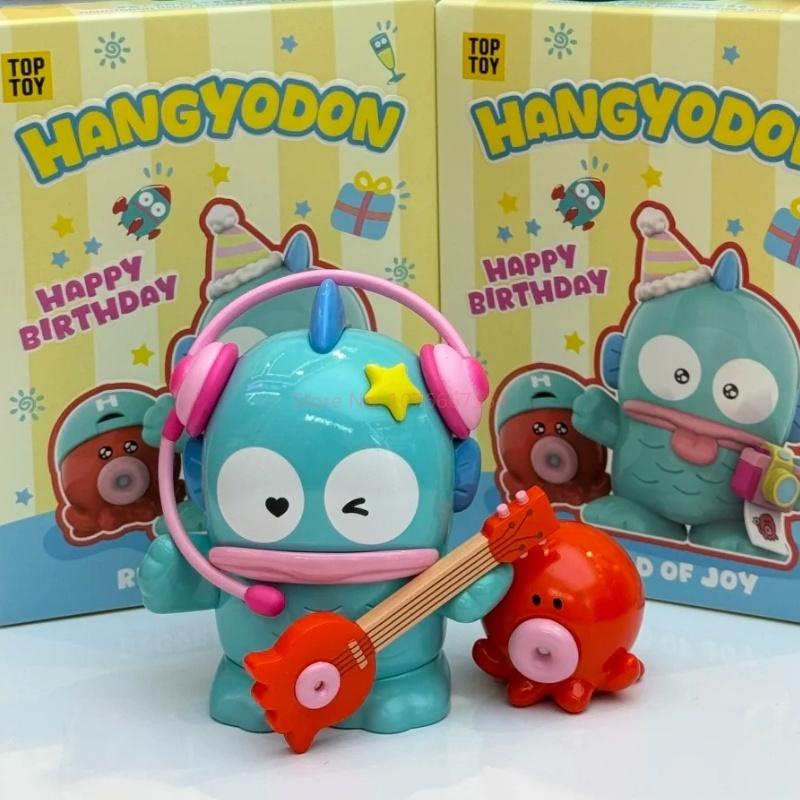 Original Sanrio Charaktere Hangyodon Happy Birthday Serie Trendiges Spielzeug Blind Box Ornamente Cartoon Niedlich Kindergeschenke