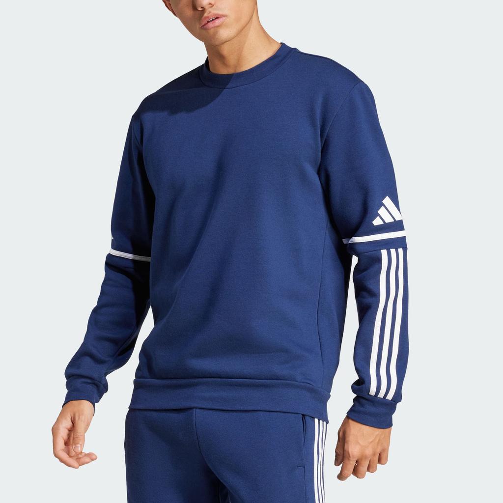 Adidas Sq25 Sw Crew Fotbalová Mikina Pánská Mikina Námořnická Bílá JM3547