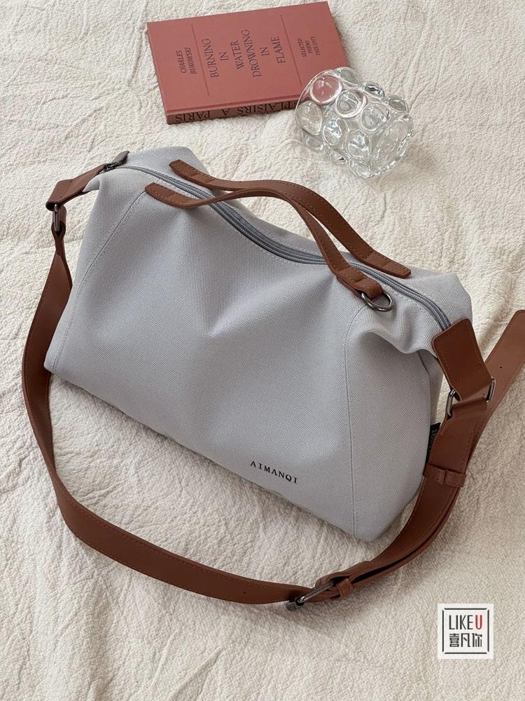 Apanese Korean Fashion Simple Commute Canvas Tote Bag Literary Casual Versatile Student Handbag Crossbody Bag
