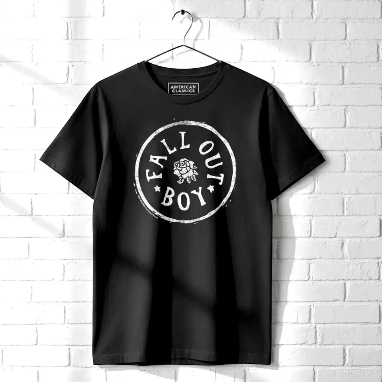 Fall Out Boy Rose Stamp Men s T Shirt XXXL