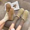Snow boots women's fur integrated cotton shoes women's winter wear Sangpo new thick-soled suede warm velvet snow cotton