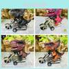 Inertial Simulation Tyrannosaurus Motorcycle Model Decoration Dinosaur Motorcycle Cake Baking Decoration Boy Toy