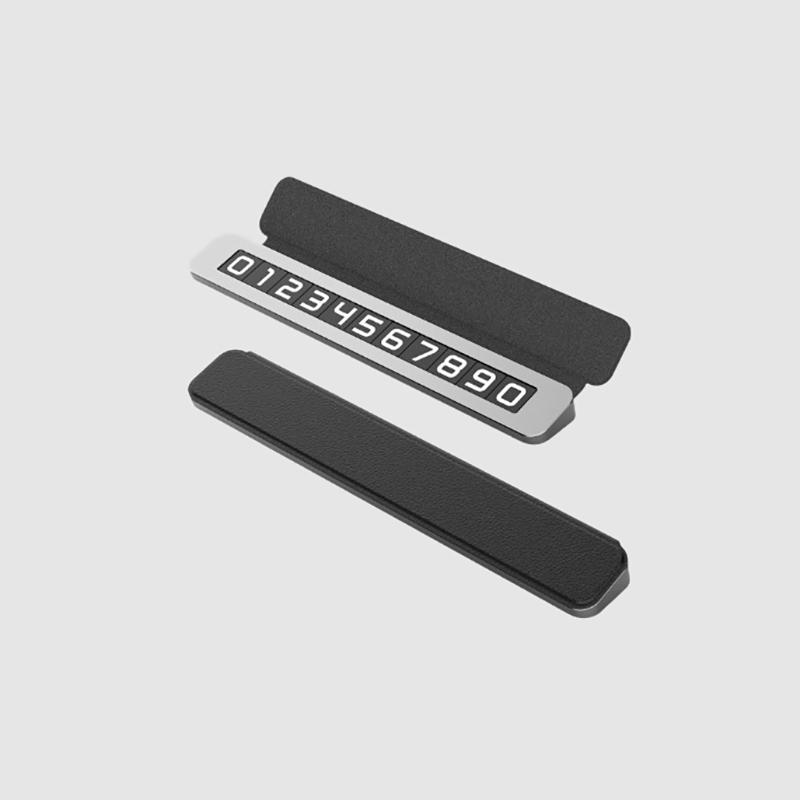 New Car Temporary Parking Sign Phone Number Plate Creative Hidden Temporary Parking Sign Car Decoration Gift
