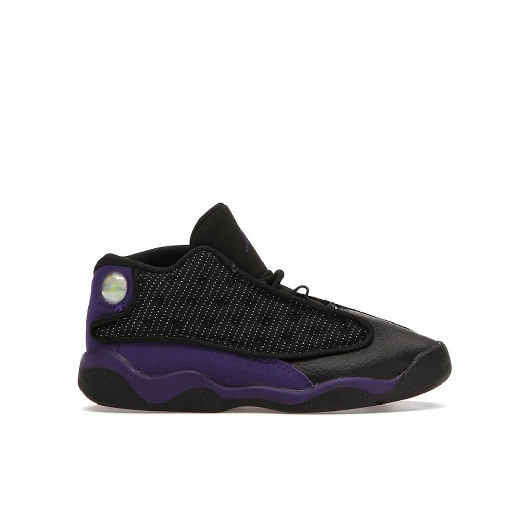 Air Jordan 13 Retro TD Court Purple Baby Sneakers Black White 414581-015