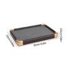 Jewelry Display Tray with Protective Velvets Lining Jewellery Holder Accessory Presentation Stand for Home or Shop Use