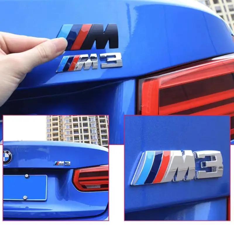 BBKP7 3D Car Decorative accessories M Badge Emblem Decoration Accessories For BMW M3 M4 F07 F34 F30 F20 F10 E60 E46 E53 G01 G02 G05