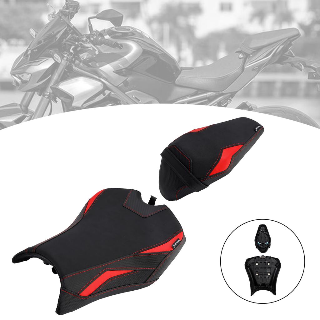 Front&Rear Raider Passenger Cushion Kit Red1 For Kawasaki Z900 Zr900-F 2025-