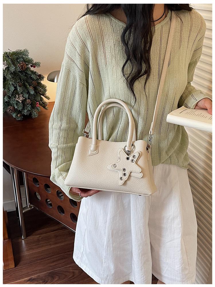 Summer 2026 Women's Fashion Casual Texture Shoulder Crossbody Handbag