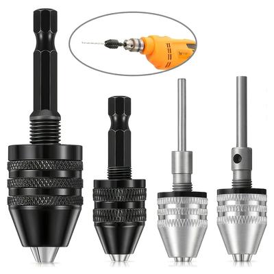 1PC Quick Change Keyless Drill Bit Chuck Hex Shank Adapter Converter Tool Three-Jaw Chuck Electric Grinder Drill Chuck