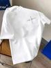 Unisex Minimal Handwritten Signature Graphic Tshirt Small Chest Print Crew Neck Short Sleeve Simple Casual Daily Basic Tee Top