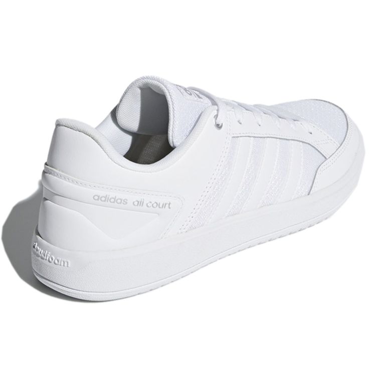 Adidas Neo Cf All Court Durable Non-Slip Low-Top Casual Sneakers Women Sneakers White DB1470