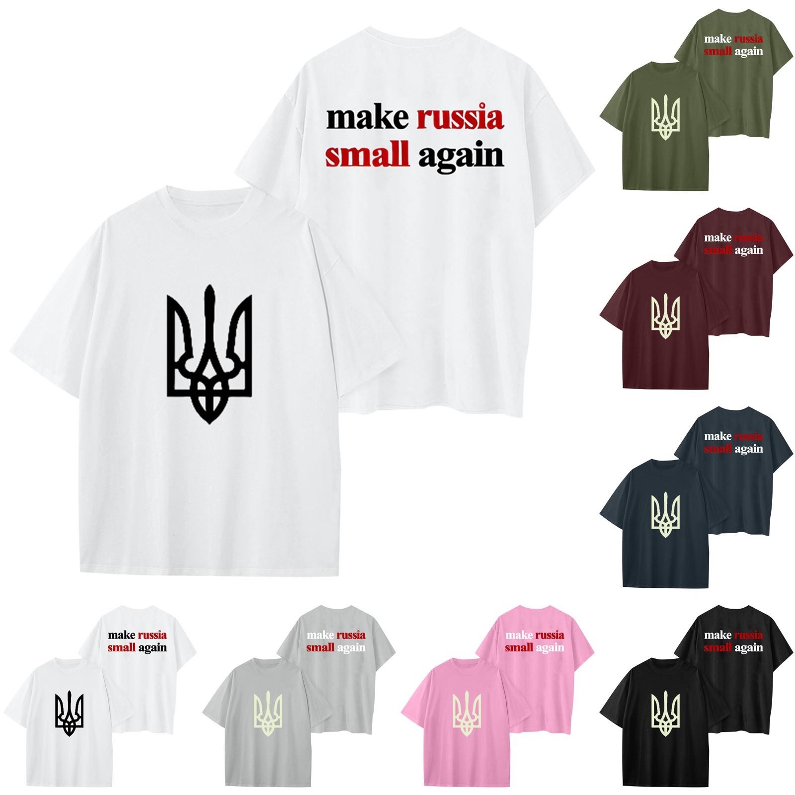 

Unisex Round Neck Fashionable Loose Printed Short Sleeves XXL чорний