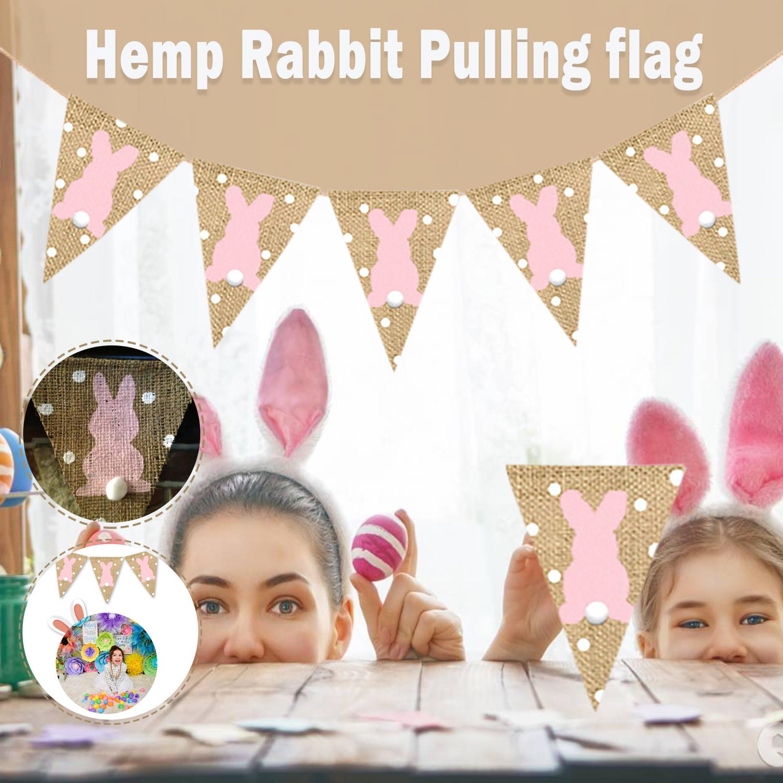 

Easter Parties Are Decorated With Pennants To Create A Festive Description