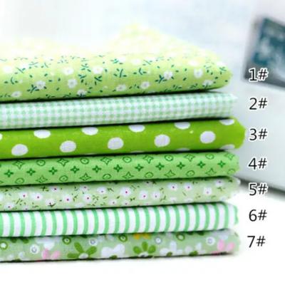 7Pcs 100% Cotton Fabric Assorted Pre-Cut Floral Cloth Sewing Patchwork Bundle DIY Decor Needlework DIY Handmade Material 25*25cm