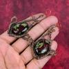 Dragon Bloodstone Earring Copper Wire Wrapped Earring Handmade Jewelry Genuine Gemstone Earrings Beautiful Copper Wire Jewelry Gifts for Mom