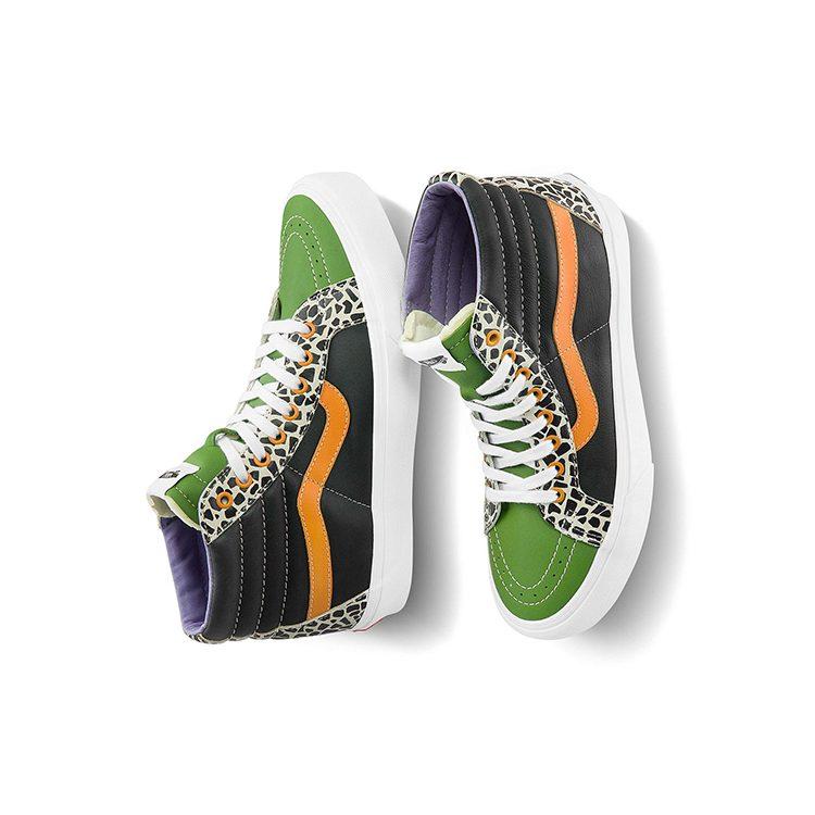 Sk8 Vans-Hi Reissue Ef Vlt Lx 'Animal Print - Cactus Black' VN0A5HUX9MV