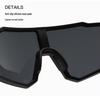 Unisex Large Frame Windproof Cycling & Sports Sunglasses - Ideal for Outdoor Activities, Mountaineering & Skiing