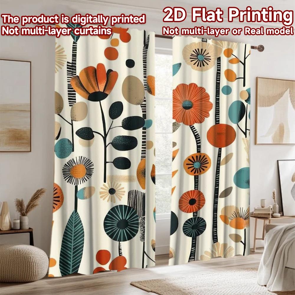 2D flat Photography Backdrop Party Backdrop Floral (2) 100% Polyester Birthday Party Perfect for Holiday parties and general