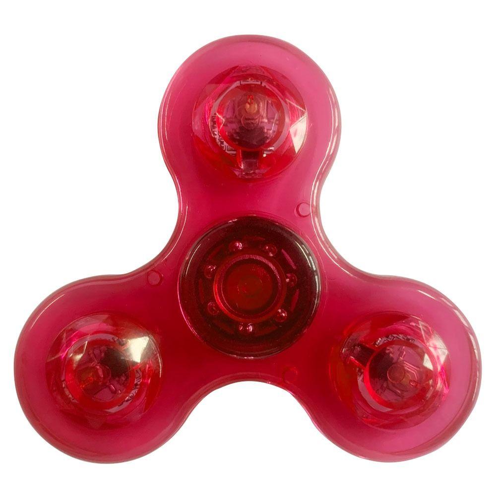 Glow In Dark Pressure Reducing Fingertip Gyroscope LED Light Finger Toy Fidget Spinner Hand Spinner