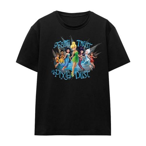 Disney Fairies Unisex Adult Faith, Trust And Pixie Dust Tinker Bell T-Shirt