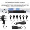 14Pcs Ice Fishing Shelter Hook Metal Clothing Rack Blind Hooks Clothesline Outdoor Ice Fishing Accessories Shelter Hooks