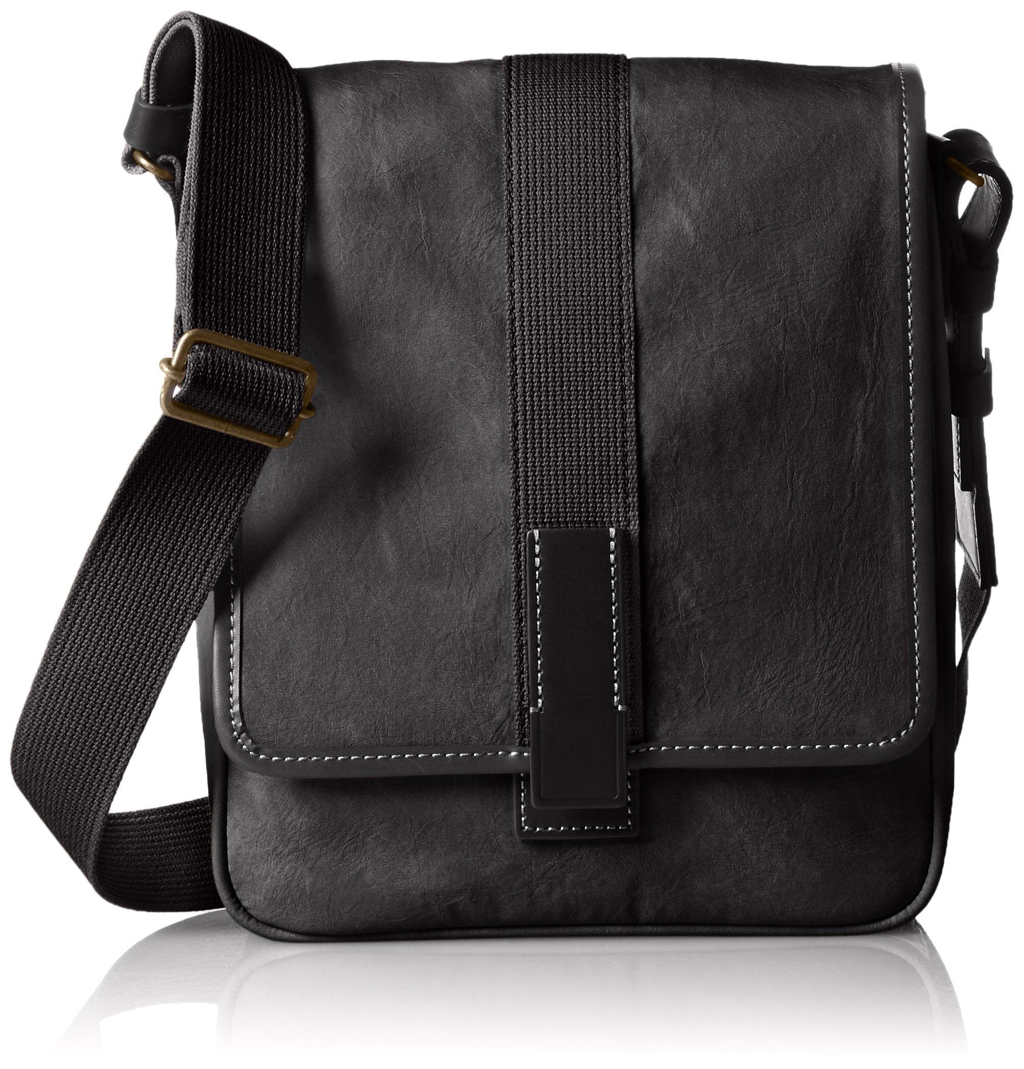 Мужская мини-сумка через плечо Takeo Kikuchi Clapton Черная (125101)