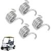 4 PCS Ezgo Brake Pedal, Heavy Bag Spring, Go Kart Throttle Brake Pedals Return Springs,Springs Extension Springs Assortment Kit with Hook Ends,