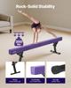 Trave di Equilibrio Regolabile per Bambini, Trave da Ginnastica da 8 Piedi, Travi da Pavimento Alte e Basse con 5 Altezze Regolabili per Tutti i Livelli di Ginnastica, Professionale