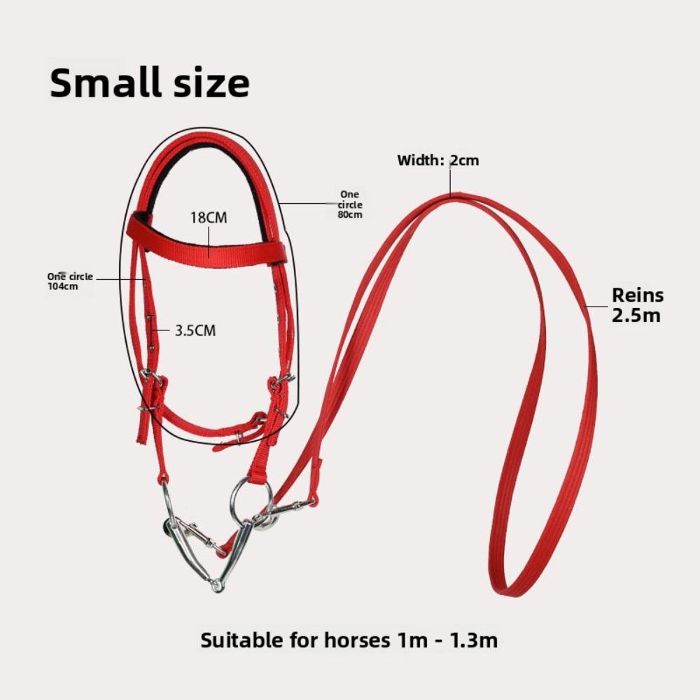Standard Thread Plate Riding Bridle Reins Suitable for Horses and Ponies