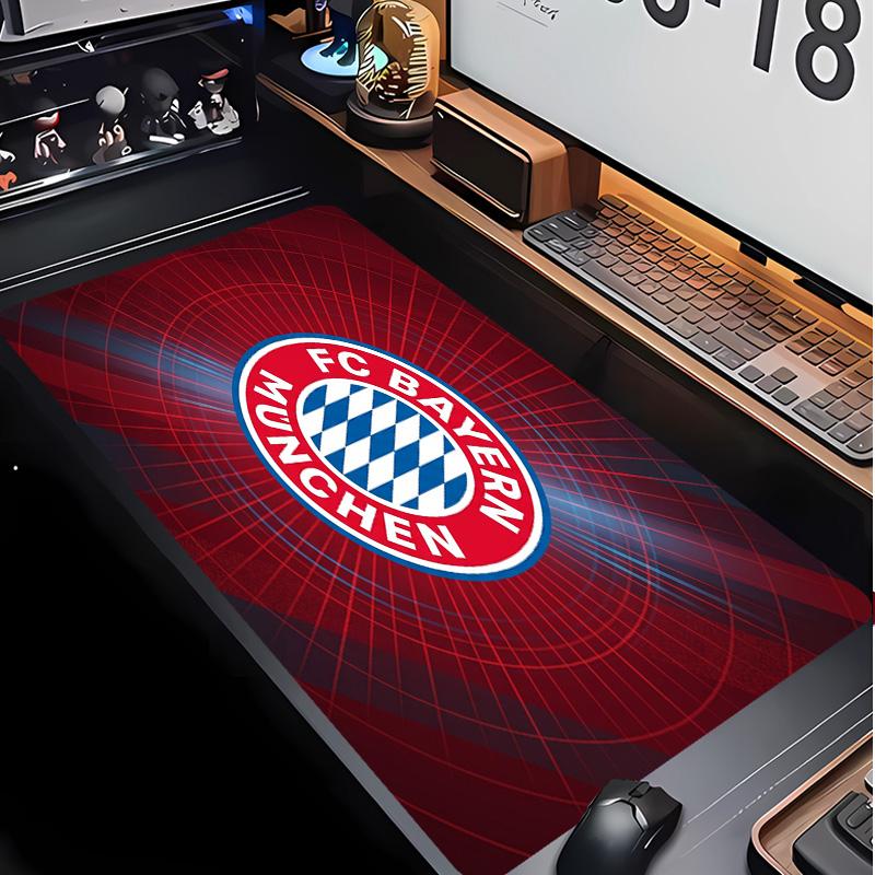 Tappetino per Mouse con Motivo Calcio Bayern Monaco No?Tappetino Mouse da Gioco Antiscivolo con Base in Gomma per Scrivania Ufficio Casa