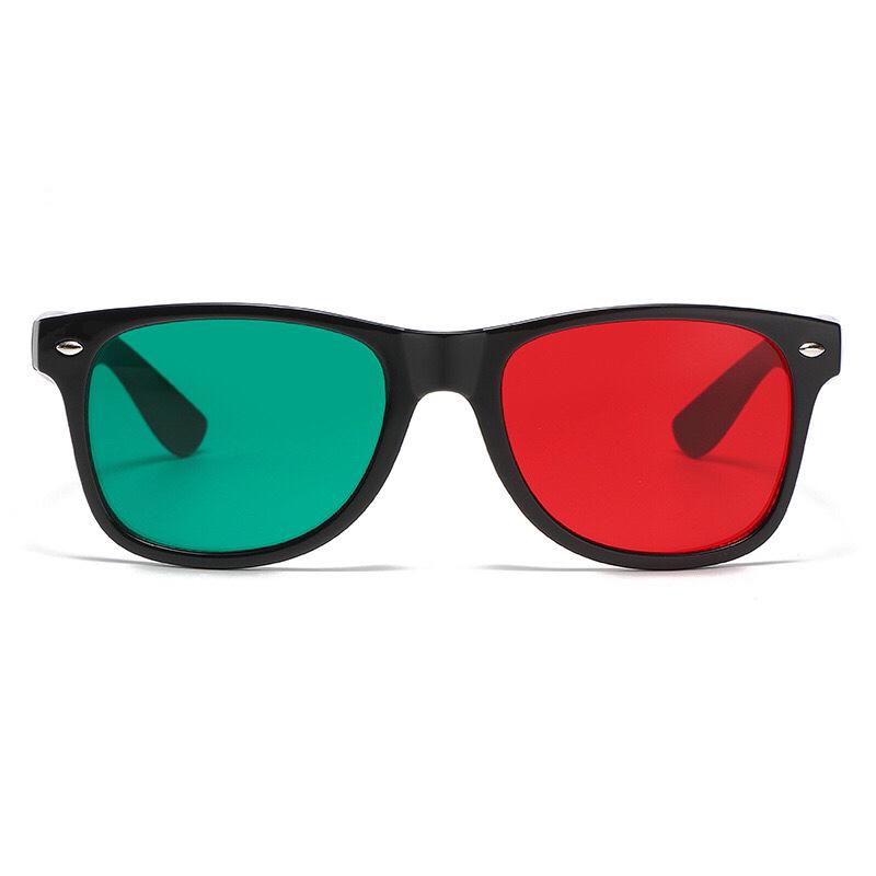 Clip-on Red-Blue 3D Lenses for Large Frames