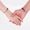 Magnetic Couple Bracelets Gold Color Lock and Key Design Stainless Steel Matching Bracelets for Boyfriend Girlfriend Valentin