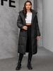 Cinemore Women's jacket long Fashion Grace women winter down jackets Zipper pocket with belt parka high quality outwear 9085
