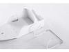 Hotel Iron Hanger and Storage Shelf for Guest Room Ironing Board - Extra Thick, White.