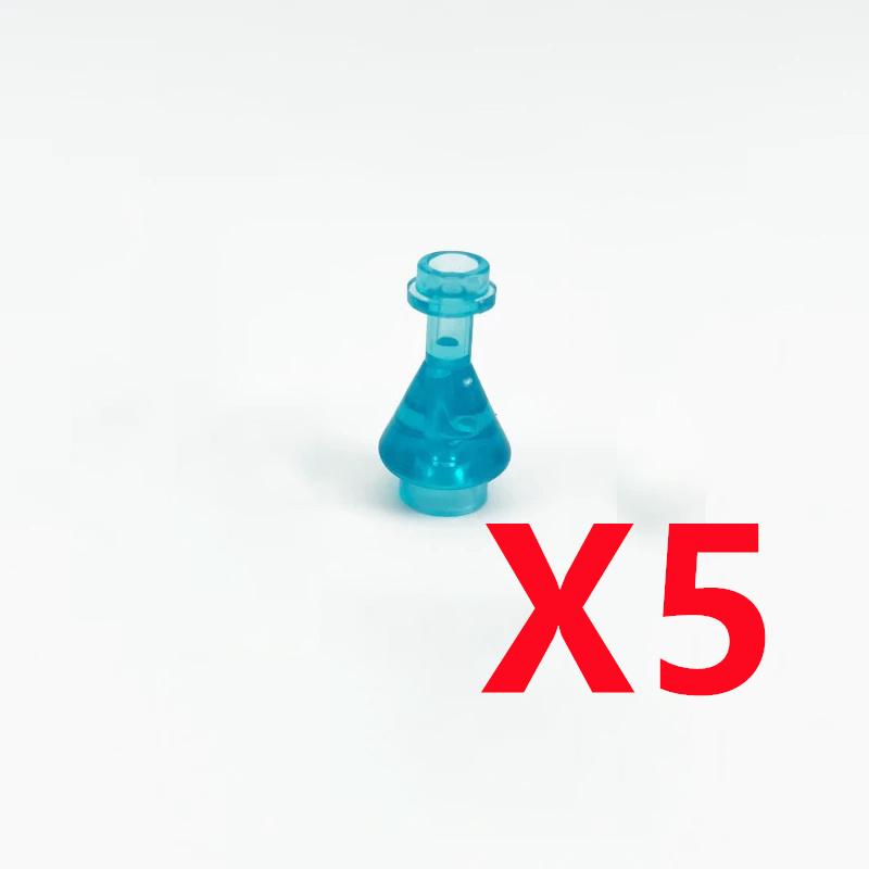 MOC City Building Blocks Character Scene Creative Accessories Mini Brick Color Wine Bottle Reagent Bottle Set Box Toy Gift X007