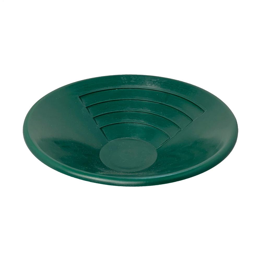 Gold Washing Pan ABS Gold Sifting Classifier Green Gold Pan Washing Sieve Tray Accessory Fall-Resistant Gold Basin Tray