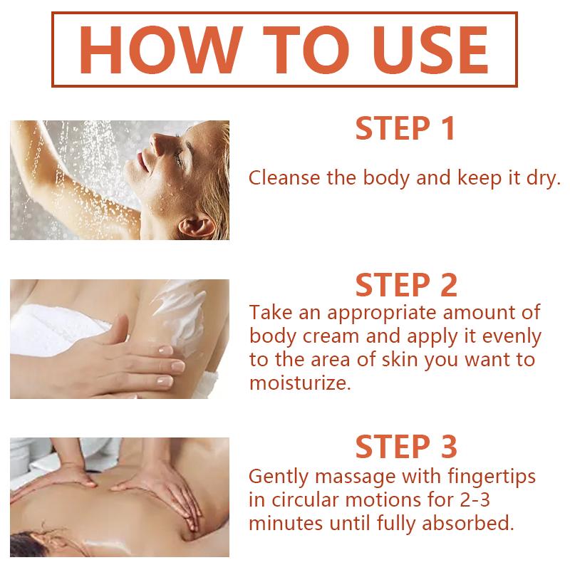 Full Body Fitness Massage Cream, Hot Compress to Tighten Abdominal Muscles