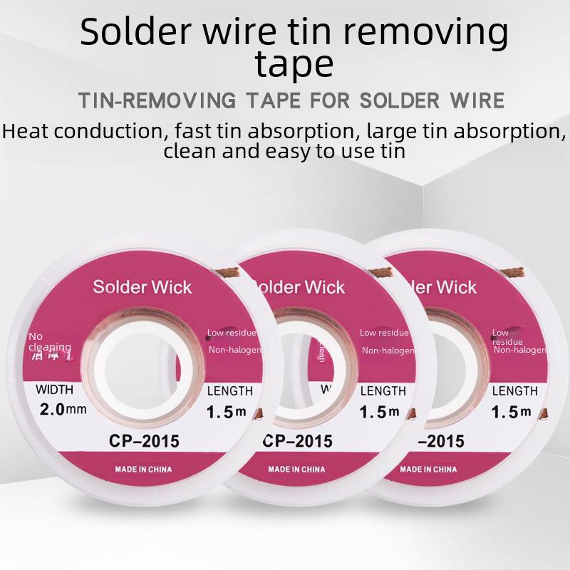 Low Residue No-Clean Desoldering Wick Tape, 1.5m, CP-2015