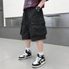 Boys' Trendy Summer Cargo Shorts - Korean Style Loose Casual Pants