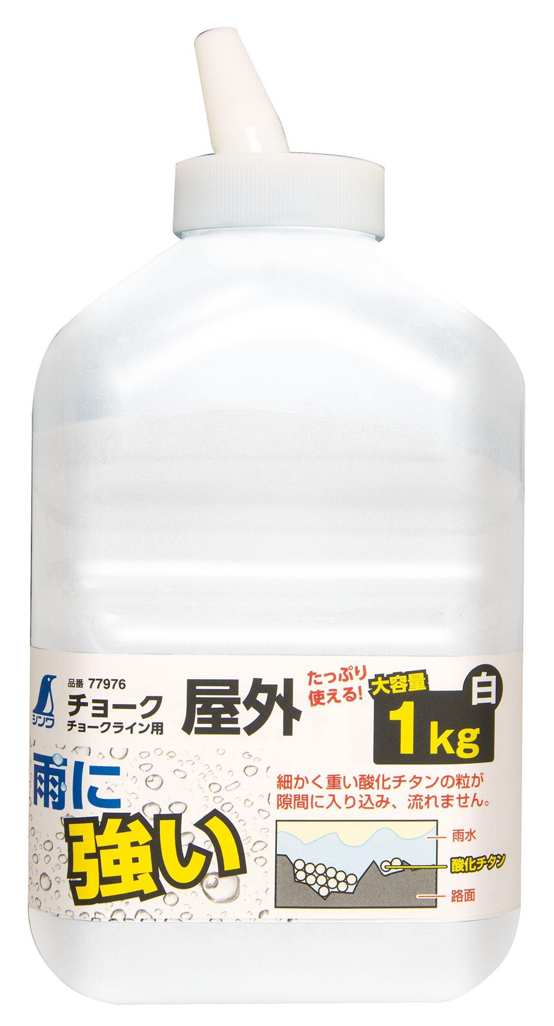 

Shinwa Sokutei Chalk Powder Chalk for Chalk Line Outdoor White 1 кг 77976 білий