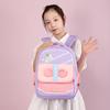 Adorable Cartoon Nylon Backpack For Kids Large Capacity School Bag For Boys And Girls