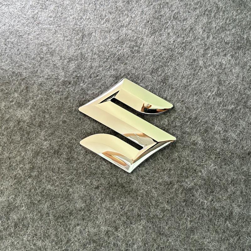 ABS Silver Front Grille Rear Trunk Emblem Stickers for SUZUKI SWIFT 3D Car Logo Badge Waterproof Auto Styling Accessories