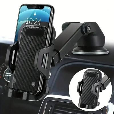 Universelle Autohalterung für Handy - Starke Saugfußhalterung für Navigation & Smartphones (Multifunktionaler Clip)
