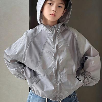 Big Kids' Lightweight Hollow-Out Sun Protection Jacket for Summer 2026