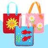 DIY Craft Sewing Felts Handbag Kit Christmas Candy Gift Bags Kids Sewing Toys