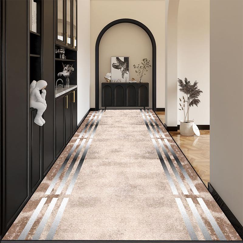Modern Simple Home Corridor Passageway Carpet Decoration Stairs Runner Long Rugs Kitchen Area Non-slip Washable Custom Floor Mat