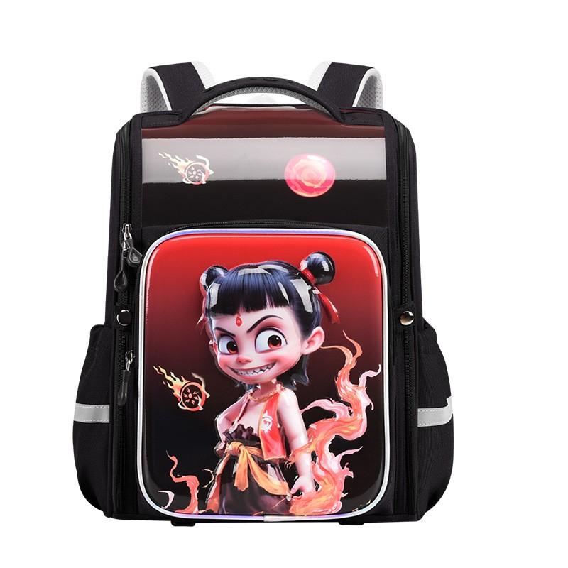 3D Cartoon Kids School Backpack Boys Girls Ages 6-12 Lightweight Ergonomic Design With Breathable Padded Straps Water