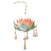 Flower Lamp Decoration Handheld Flower Light Accessory for Hanfu Dresses Up and Celebration